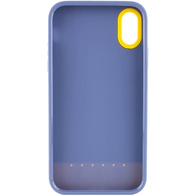 Чохол TPU+PC Bichromatic для Apple iPhone X / XS (5.8"), Blue / Yellow
