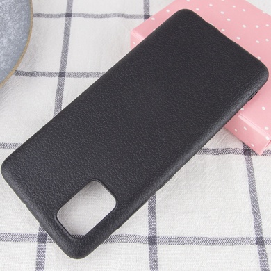PU накладка Epik leather series для Samsung Galaxy A51 Черный