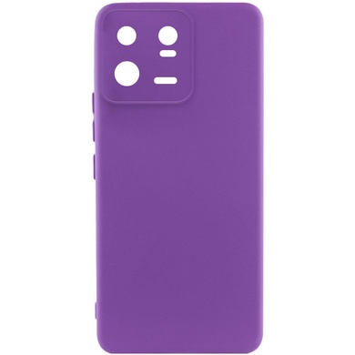 Чохол Silicone Cover Lakshmi Full Camera (A) для Xiaomi 13 Pro, Фіолетовий / Purple