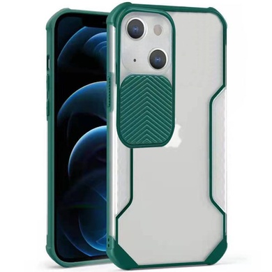 Чехол Camshield matte Ease TPU со шторкой для Apple iPhone 13 mini (5.4") Зеленый