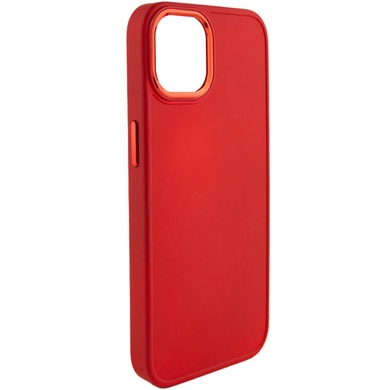 TPU чохол Bonbon Metal Style для Samsung Galaxy A12, Червоний / Red