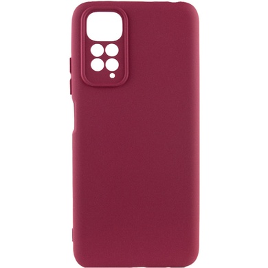 Чохол Silicone Cover Lakshmi Full Camera (AAA) для Xiaomi Redmi Note 11 Pro 4G/5G / 12 Pro 4G, Бордовый / Plum