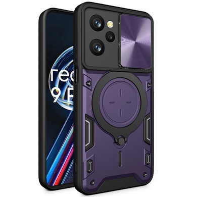 Удароміцний чохол Bracket case with Magnetic для Xiaomi Poco X5 Pro 5G / Note 12 Pro 5G, Purple