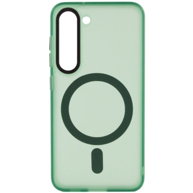 Чехол TPU Lyon frosted with MagSafe для Samsung Galaxy S23 Green