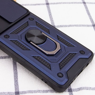 Ударопрочный чехол Camshield Serge Ring для Xiaomi Redmi Note 12 Pro 5G Синий