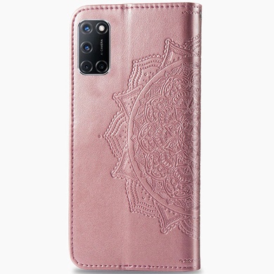 Шкіряний чохол (книжка) Art Case с візитницею для Oppo A52 / A72 / A92, Рожевий