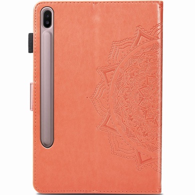 Кожаный чехол (книжка) Art Case с визитницей для Samsung Galaxy Tab S6 Оранжевый