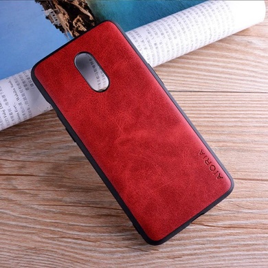 Кожаный чехол AIORIA Vintage для OnePlus 8 Красный