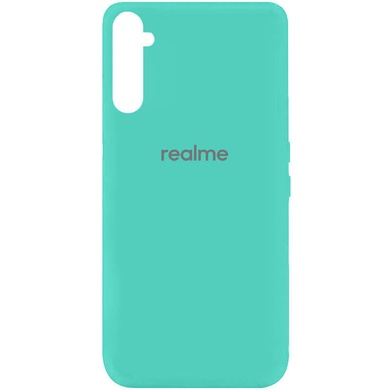Чехол Silicone Cover My Color Full Protective (A) для Realme 6 Pro Бирюзовый / Ocean Blue