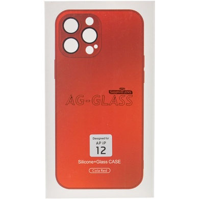 Чохол TPU+Glass Sapphire matte case для Apple iPhone 11 (6.1"), Cola Red