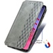 Шкіряний чохол книжка GETMAN Cubic (PU) для Samsung Galaxy A14 4G/5G, Сірий