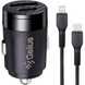 АЗУ Gelius Inch Twix GP-CC010L USB+Type-C (QC/PD30W) + Type-C to Lightning Black