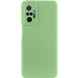 Чехол Silicone Cover Lakshmi Full Camera (AAA) для Xiaomi Redmi Note 10 Pro / 10 Pro Max Мятный / Mint