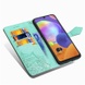 Кожаный чехол (книжка) Art Case с визитницей для Xiaomi Redmi Note 12S Бирюзовый