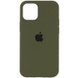 Чохол Silicone Case Full Protective (AA) для Apple iPhone 15 Pro (6.1"), Зеленый / Dark Olive