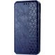 Шкіряний чохол книжка GETMAN Cubic (PU) для Samsung Galaxy A21s, Синій