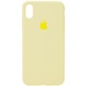 Чохол Silicone Case Full Protective (AA) для Apple iPhone XS Max (6.5 "), Жовтий / Mellow Yellow