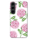 TPU чехол Цветы для Samsung Galaxy S23 Plus, Гортензии