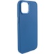 TPU чохол Bonbon Metal Style для Apple iPhone 12 Pro / 12 (6.1"), Синий / Denim Blue