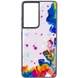 TPU+Glass чехол Diversity для Samsung Galaxy S21 Ultra Stains multicolored