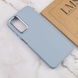 TPU чехол Bonbon Metal Style для Xiaomi Redmi Note 11 (Global) / Note 11S Голубой / Mist blue