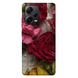 TPU чехол Цветы для Xiaomi Redmi Note 12 Pro 5G, Пионы под стеклом