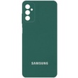 Чехол Silicone Cover Full Camera (AA) для Samsung Galaxy A04s Зеленый / Pine green