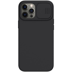 Силіконова накладка Nillkin Camshield Silky Magnetic для Apple iPhone 12 Pro / 12 (6.1 "), Чорний