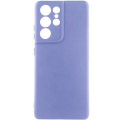 Чехол Silicone Cover Lakshmi Full Camera (A) для Samsung Galaxy S21 Ultra Сиреневый / Dasheen