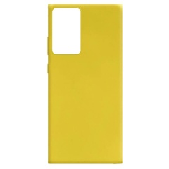 Силіконовий чохол Candy для Samsung Galaxy Note 20 Ultra, Жовтий
