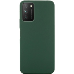 Чехол Silicone Cover Lakshmi (AA) для Xiaomi Poco M3 Зеленый / Dark green