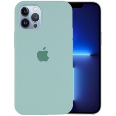 Чехол Silicone Case Full Protective (AA) для Apple iPhone 13 Pro Max (6.7") Бирюзовый / Beryl