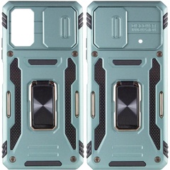 Ударопрочный чехол Camshield Army Ring для Xiaomi Poco X5 Pro 5G / Note 12 Pro 5G Зеленый / Light Green