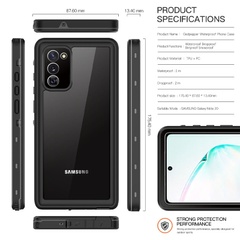 Водонепроницаемый чехол Shellbox для Samsung Galaxy Note 20 Черный