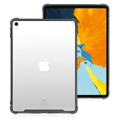 TPU+PC чехол Simple c усиленными углами для Apple iPad Pro 11" (2018) Серый (прозрачный)