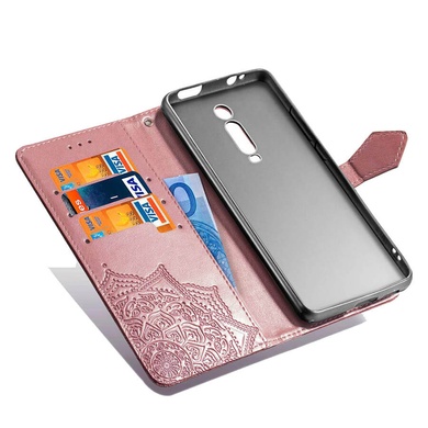 Шкіряний чохол (книжка) Art Case з візитницею для Xiaomi Redmi K20 / K20 Pro / Mi9T / Mi9T Pro, Рожевий