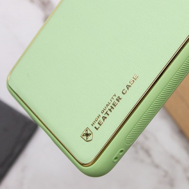 Кожаный чехол Xshield для Xiaomi Redmi Note 12 4G Зеленый / Pistachio