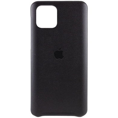 Кожаный чехол AHIMSA PU Leather Case Logo (A) для Apple iPhone 12 Pro Max (6.7") Черный