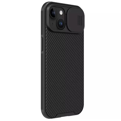 Карбоновая накладка Nillkin CamShield Pro для Apple iPhone 15 Plus (6.7") Black