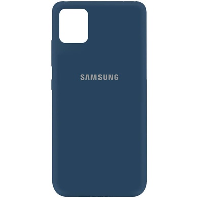 Чехол Silicone Cover My Color Full Protective (A) для Samsung Galaxy Note 10 Lite (A81) Синий / Navy blue