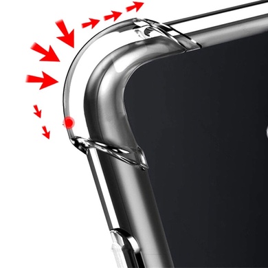 TPU чехол GETMAN Ease logo усиленные углы Full Camera для Xiaomi Redmi Note 8 Pro Бесцветный (прозрачный)