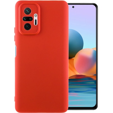 Чехол Silicone Cover Lakshmi Full Camera (A) для Xiaomi Redmi Note 10 Pro / 10 Pro Max Красный / Red