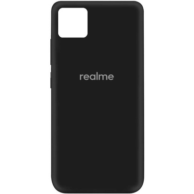 Чохол Silicone Cover My Color Full Protective (A) для Realme C11, Чорний / Black