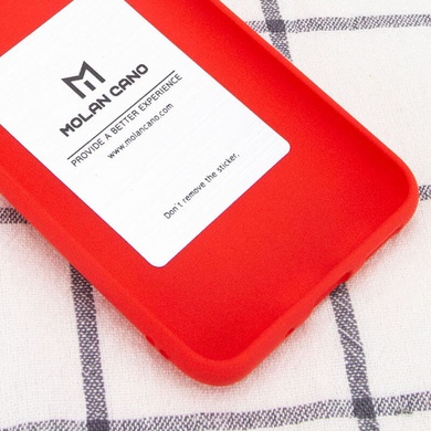 TPU чехол Molan Cano Smooth для Xiaomi Redmi K40 / K40 Pro / K40 Pro+ / Poco F3 / Mi 11i Красный