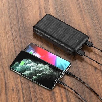 Портативное ЗУ Power Bank BOROFONE BJ3A Minimalist 20000 mAh Черный