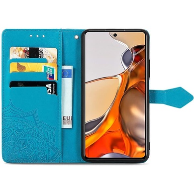 Кожаный чехол (книжка) Art Case с визитницей для Xiaomi Redmi 10C Синий