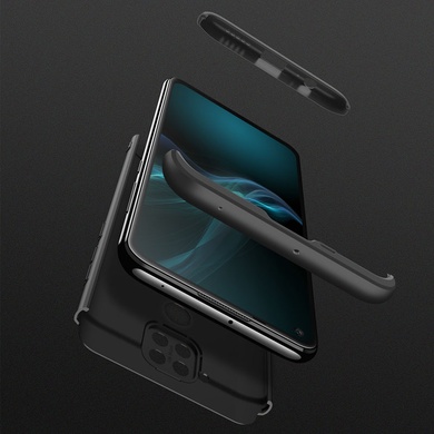 Пластиковая накладка GKK LikGus 360 градусов (opp) для Xiaomi Redmi Note 9 / Redmi 10X Черный