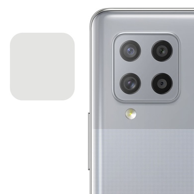 Гибкое защитное стекло 0.18mm на камеру (тех.пак) для Samsung Galaxy A42 5G Прозрачный