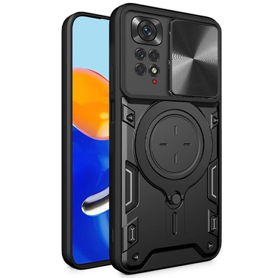 Удароміцний чохол Bracket case with Magnetic для Xiaomi Redmi Note 11 (Global) / Note 11S, Black