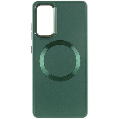 TPU чохол Bonbon Metal Style with MagSafe для Samsung Galaxy A54 5G, Зелений / Army green